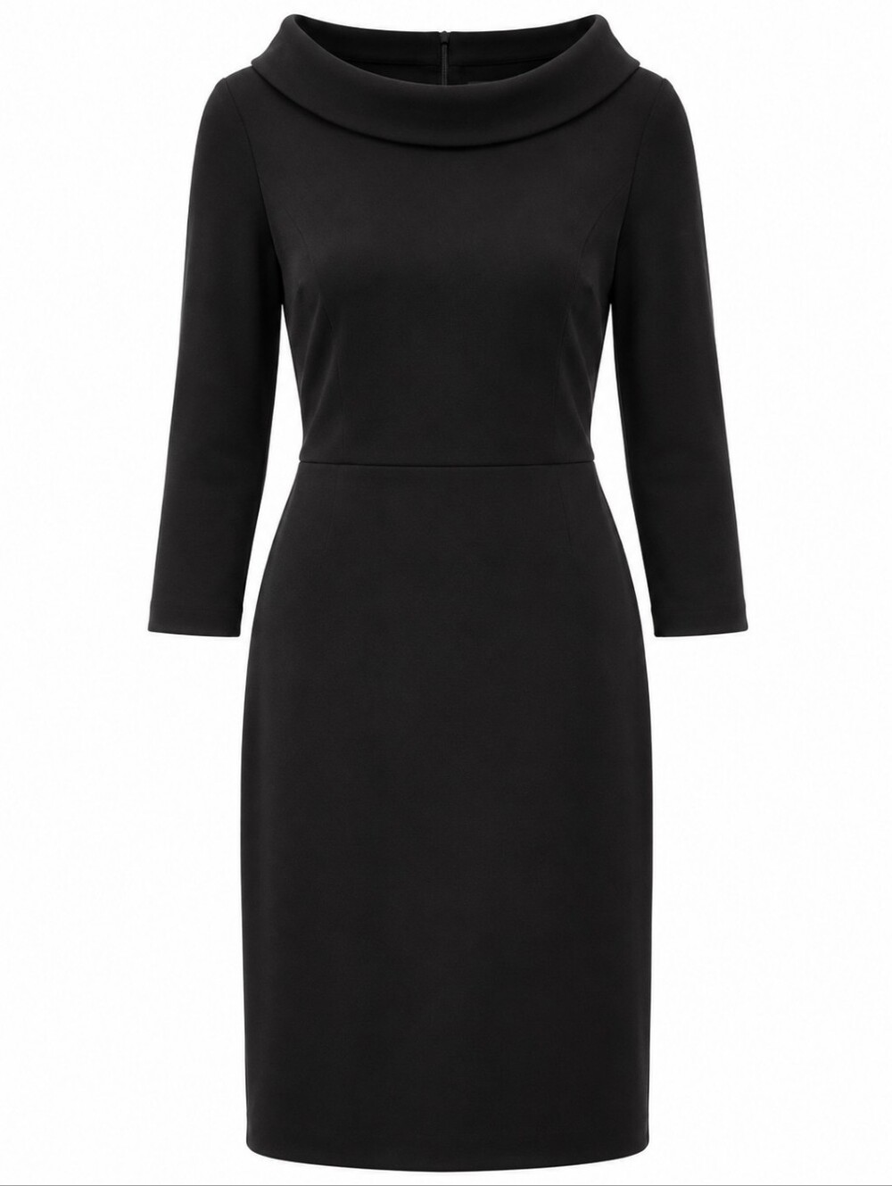 Talbots Black Cowl Neck Dress - Size 14